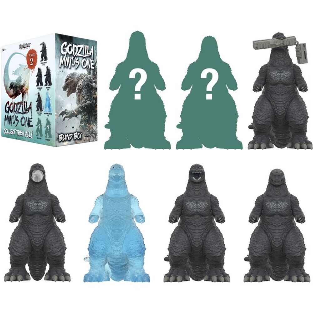 Super7 - Toho - Reaction Blind Box Wv11 - Godzilla Minus One W2 12pc PDQ
